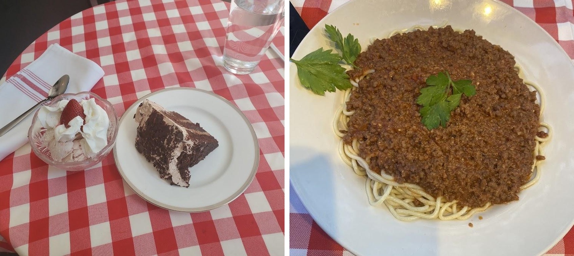 Roberta's Fine Dining Menu