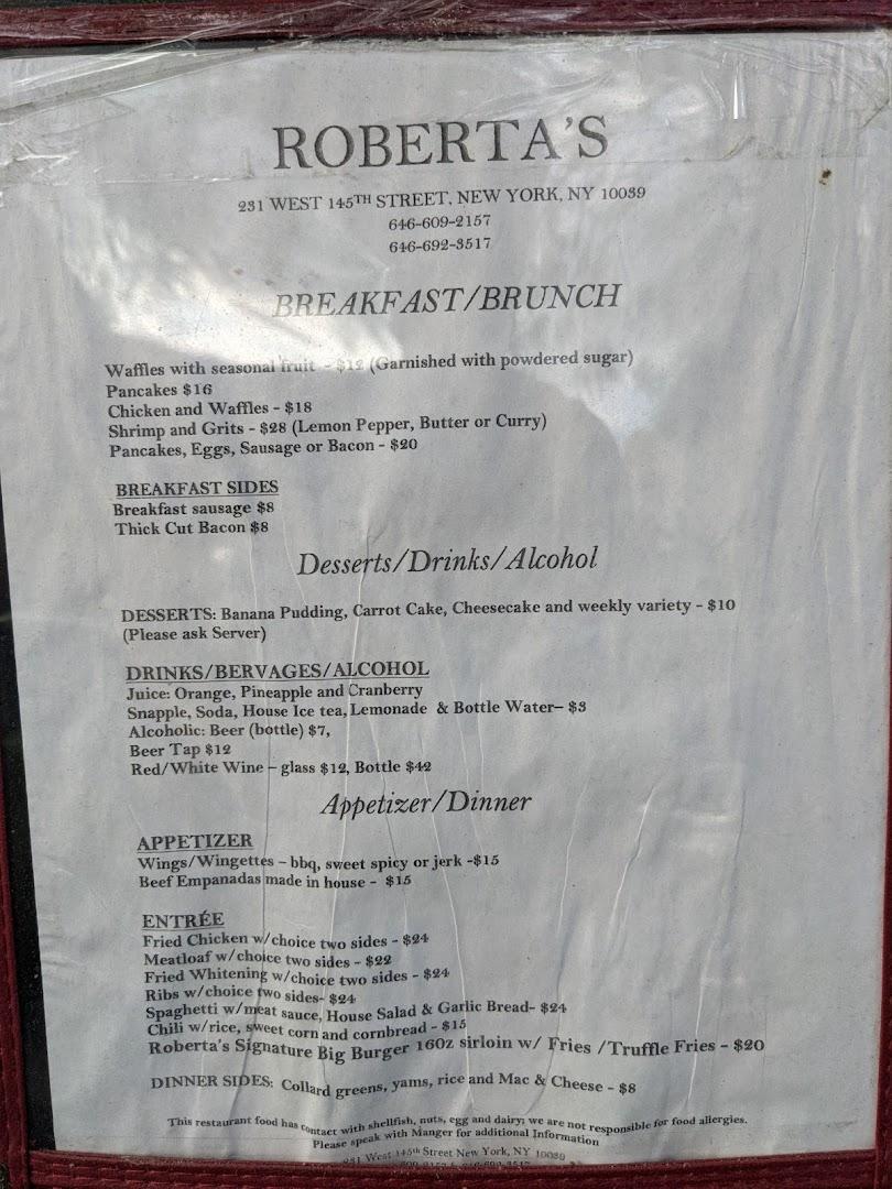 Roberta's Fine Dining